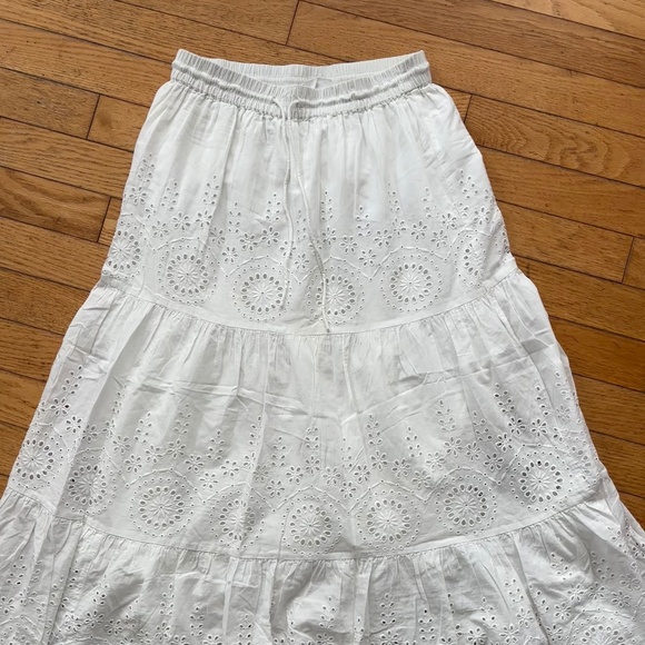 Flowy Maxi Skirt with Pattern - Picture 1 of 6